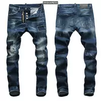 new hommes jeans dsquared2 best price patch du quatuor